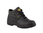 Workforce GC2-P Black Leather Safety Chukka Boot â€“ S1P | SRC | Lightweight & Comfortable