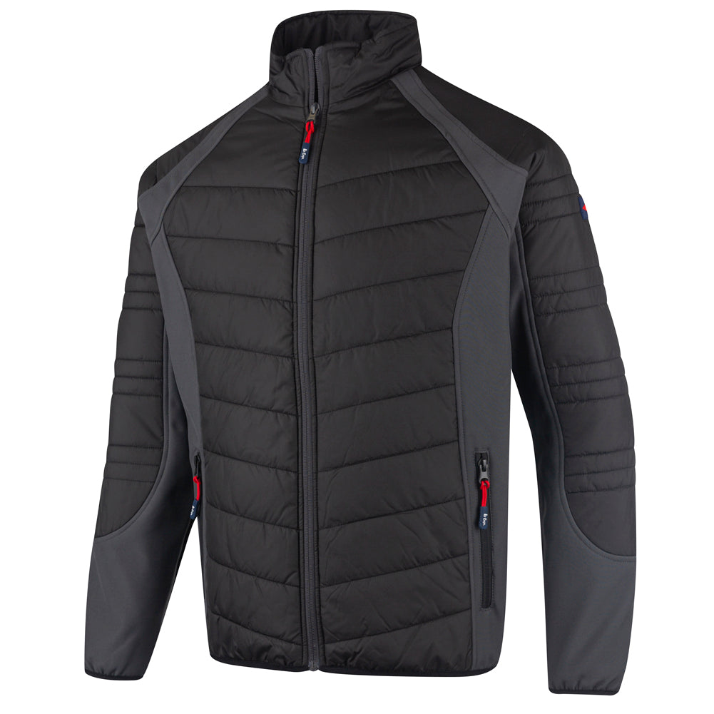 Lee Cooper LCJKT456 Menâ€™s Windproof & Water-Resistant Padded Work Jacket