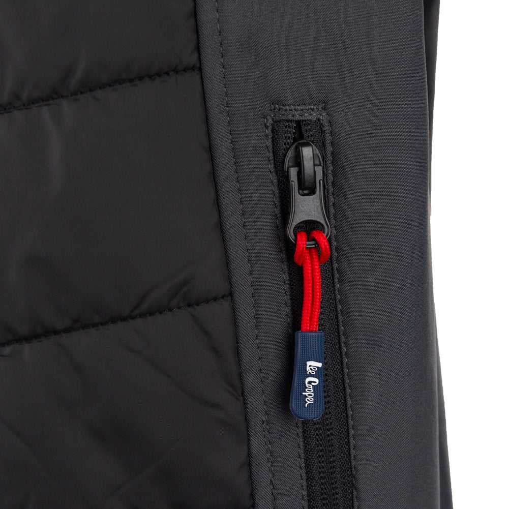Lee Cooper LCJKT456 Menâ€™s Windproof & Water-Resistant Padded Work Jacket