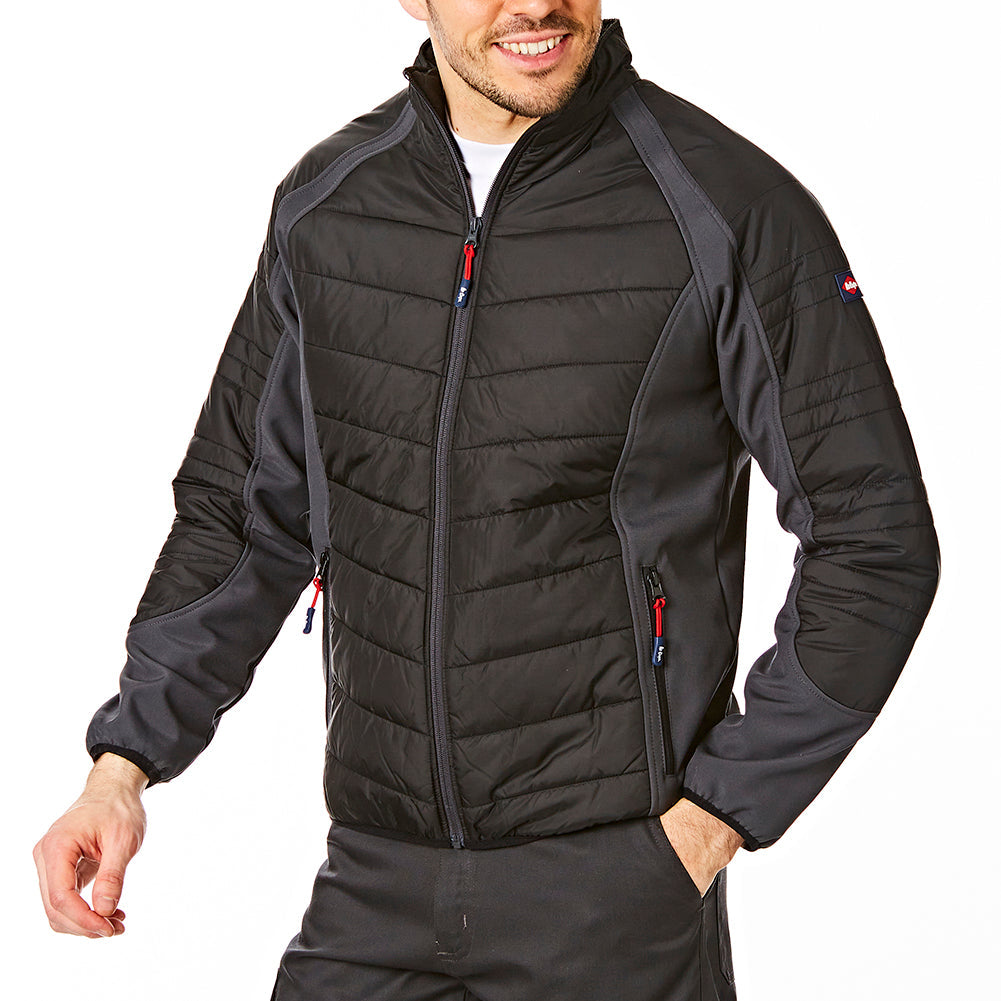Lee Cooper LCJKT456 Menâ€™s Windproof & Water-Resistant Padded Work Jacket