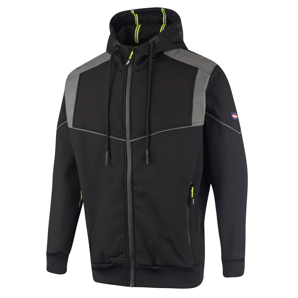 Lee Cooper Workwear LCJKT458 Hooded Full Zip Softshell Jacket