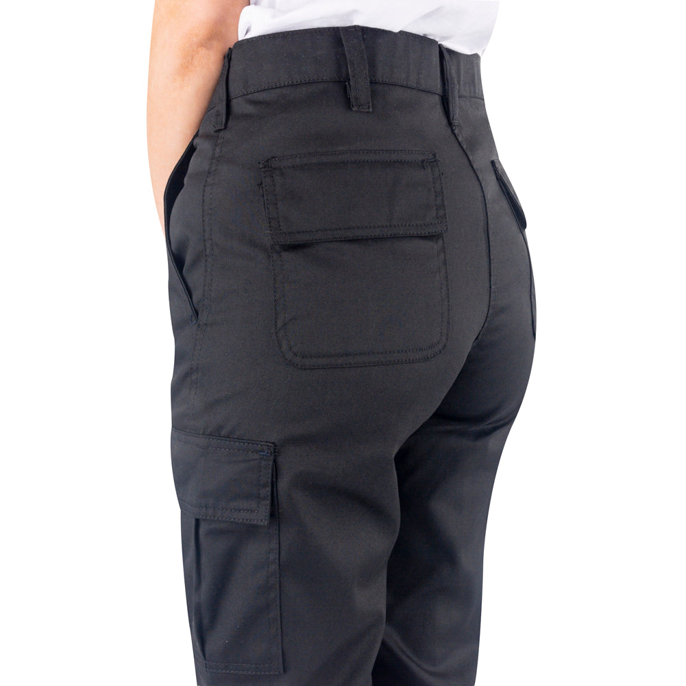 Lee Cooper LCLPNT241 Ladies Black Cargo Trousers â€“ Lightweight, Durable & Work-Ready