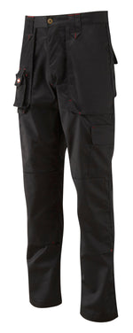 Lee Cooper LCPNT206 Black Multi-Pocket Cargo Trouser â€“ Durable Workwear with Knee Pad Pocket