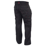 Lee Cooper LCPNT206 Black Multi-Pocket Cargo Trouser â€“ Durable Workwear with Knee Pad Pocket