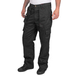 Lee Cooper LCPNT206 Black Multi-Pocket Cargo Trouser â€“ Durable Workwear with Knee Pad Pocket