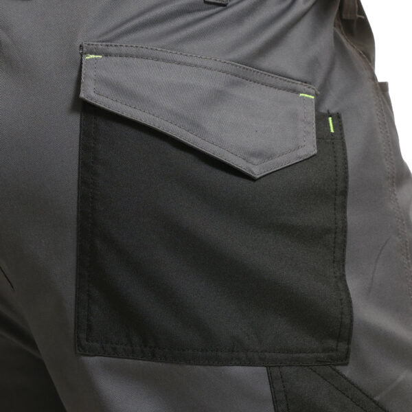 Lee Cooper LCPNT246 Reflective Stretch Holster Work Trousers with Knee Pad Pockets â€“ Menâ€™s Cargo Fit