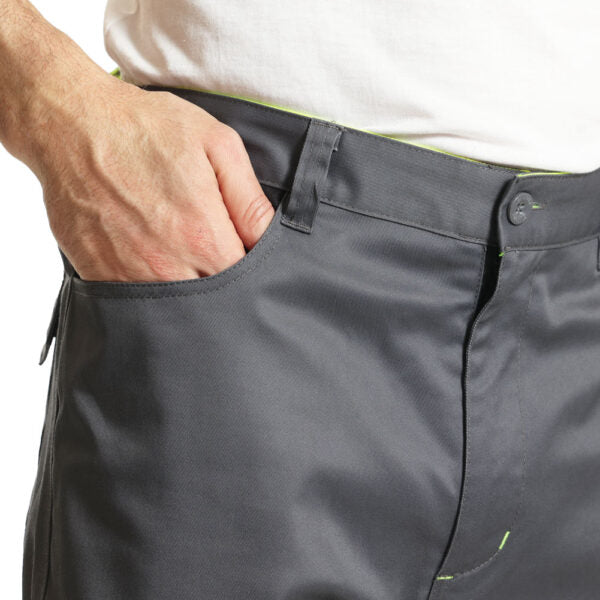Lee Cooper LCPNT246 Reflective Stretch Holster Work Trousers with Knee Pad Pockets â€“ Menâ€™s Cargo Fit