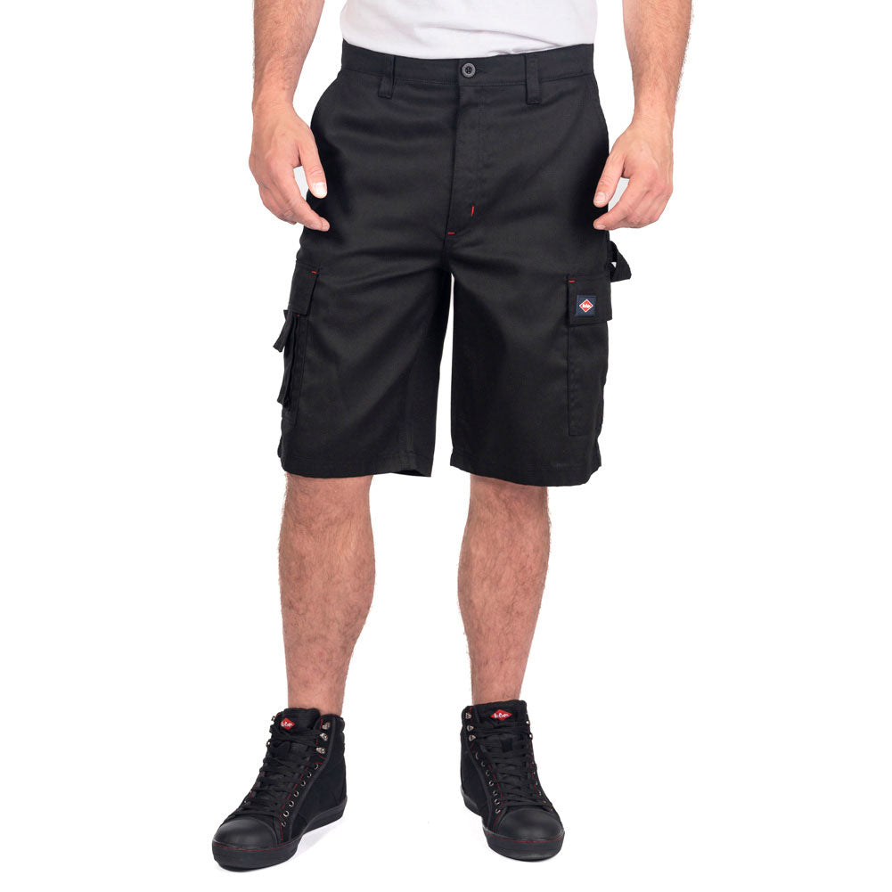 Lee Cooper LCSHO806 Menâ€™s Classic Work Cargo Shorts â€“ Multi-Pocket with Hammer Loop