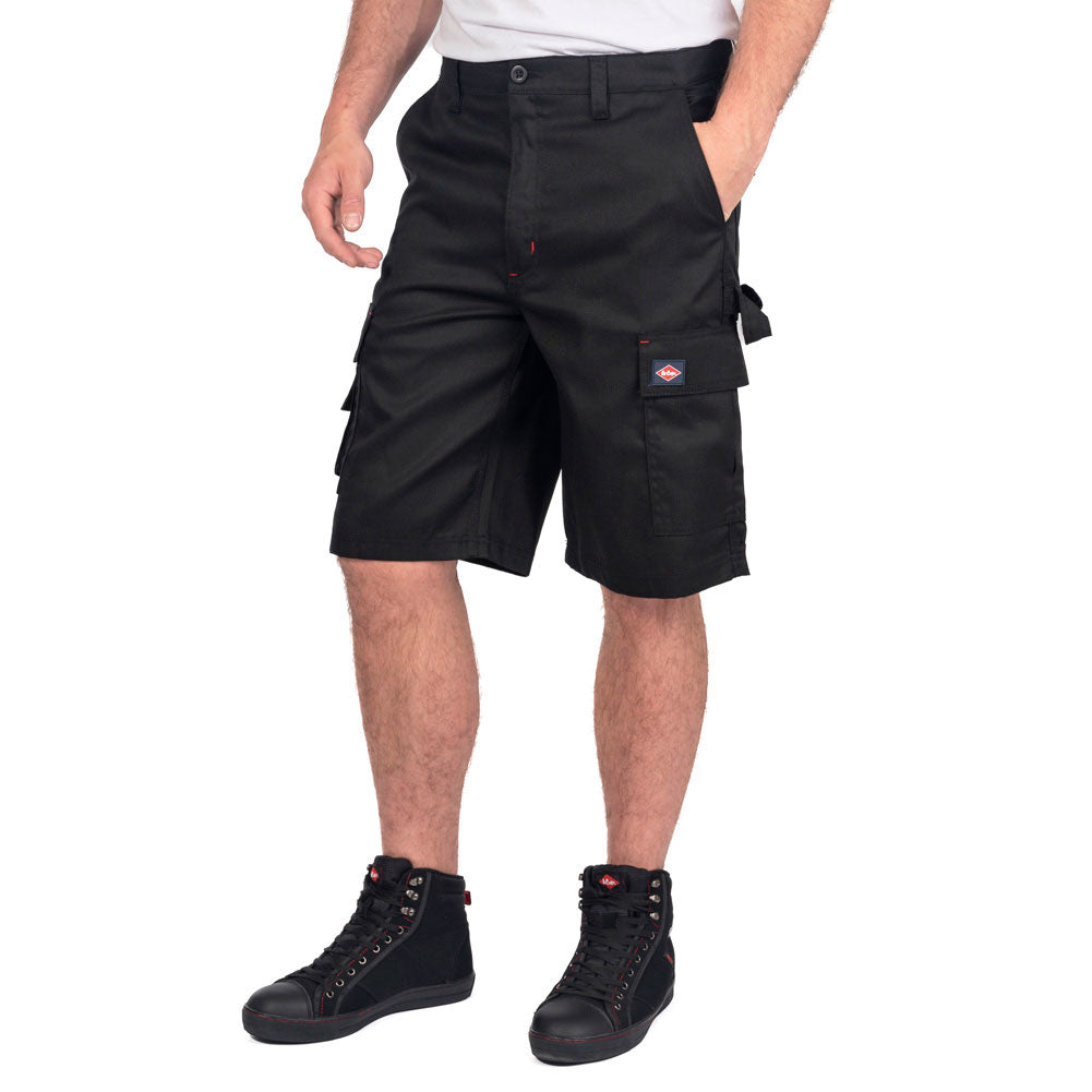 Lee Cooper LCSHO806 Menâ€™s Classic Work Cargo Shorts â€“ Multi-Pocket with Hammer Loop