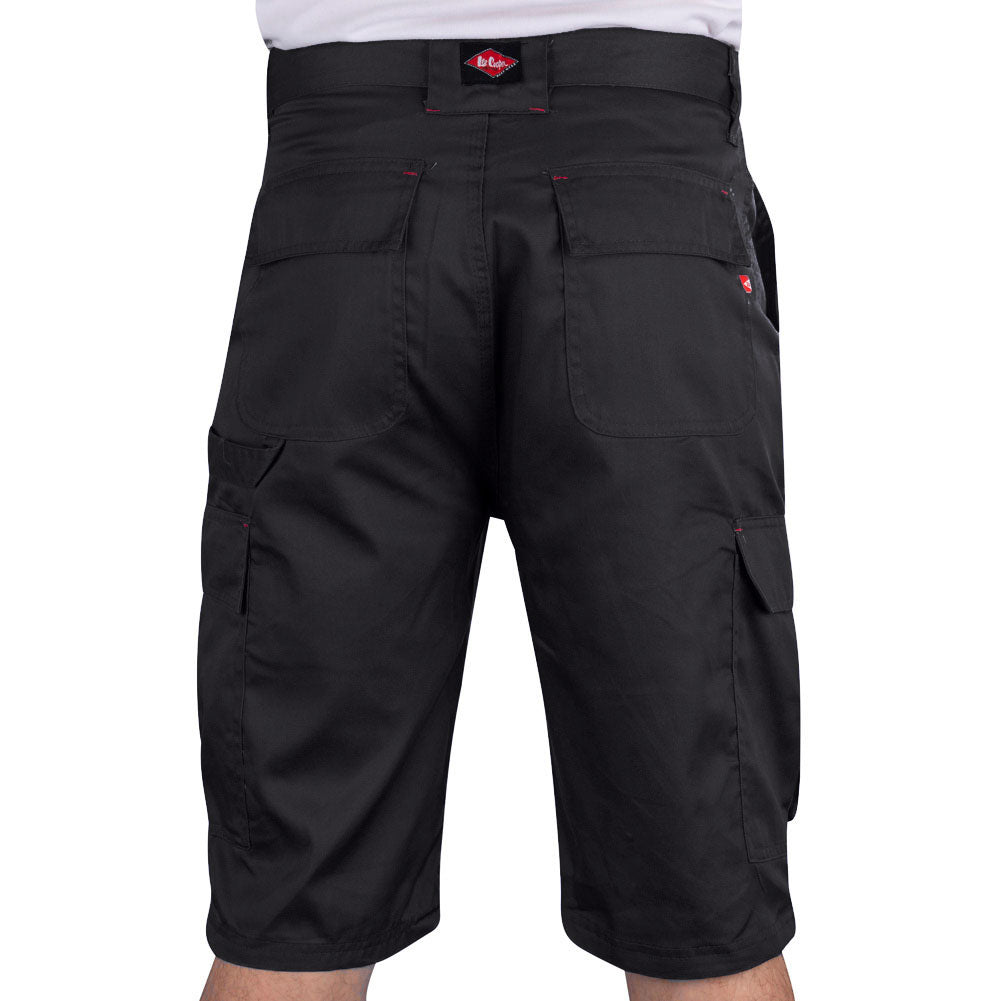 Lee Cooper LCSHO806 Menâ€™s Classic Work Cargo Shorts â€“ Multi-Pocket with Hammer Loop