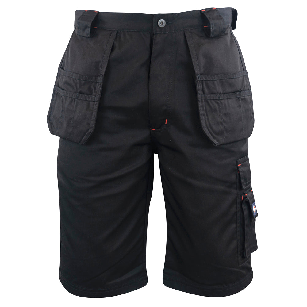 Lee Cooper LCSHO810 Menâ€™s Holster Pocket Work Shorts â€“ Multi-Pocket Utility with Hammer Loop