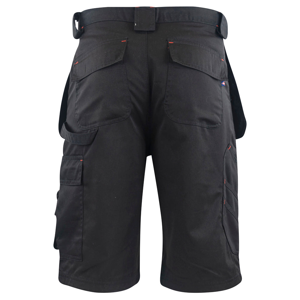 Lee Cooper LCSHO810 Menâ€™s Holster Pocket Work Shorts â€“ Multi-Pocket Utility with Hammer Loop