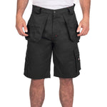 Lee Cooper LCSHO810 Menâ€™s Holster Pocket Work Shorts â€“ Multi-Pocket Utility with Hammer Loop