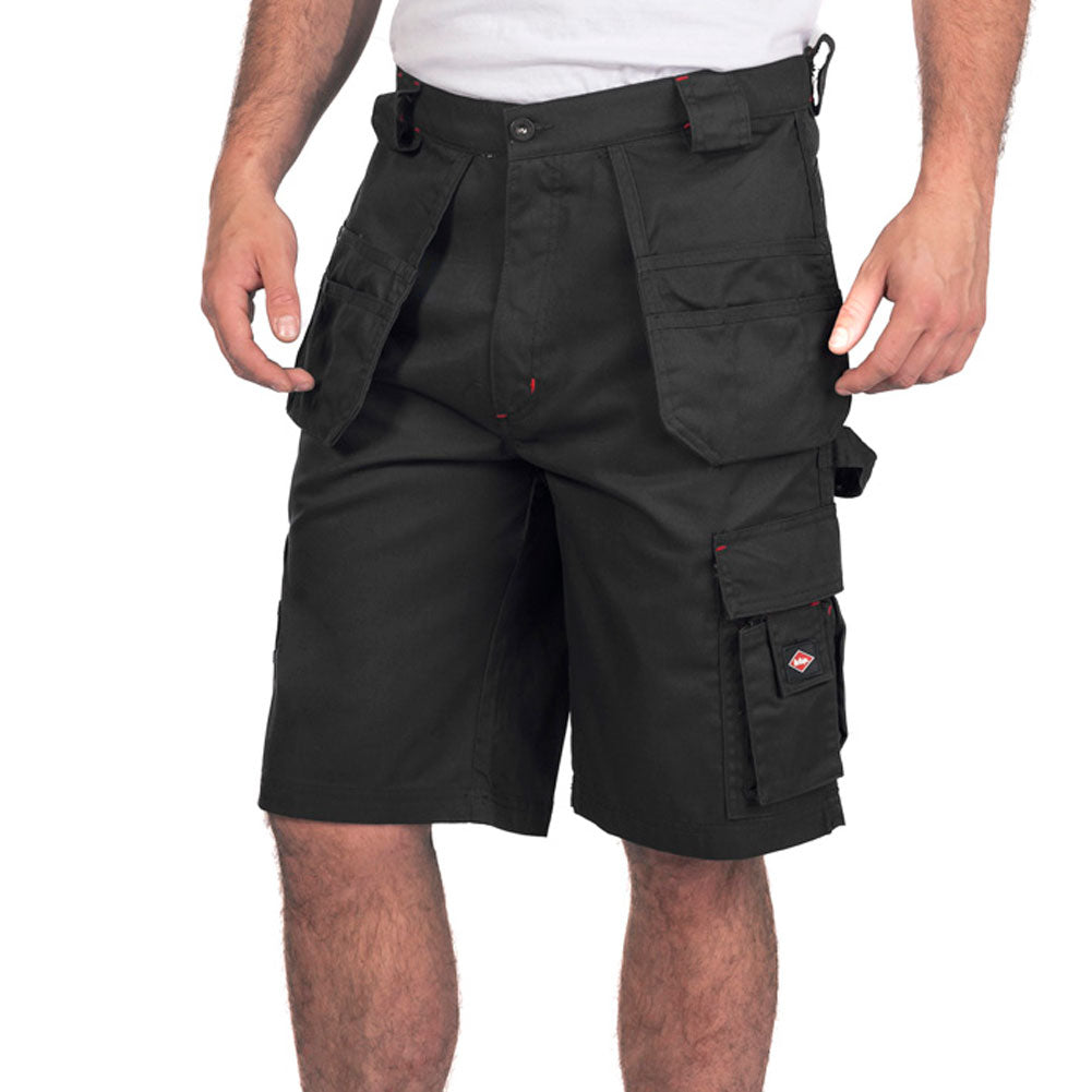 Lee Cooper LCSHO810 Menâ€™s Holster Pocket Work Shorts â€“ Multi-Pocket Utility with Hammer Loop