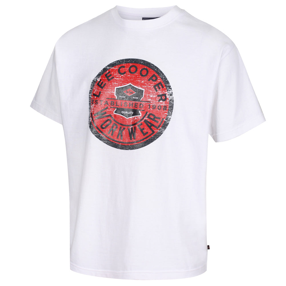 Lee Cooper Workwear LCTS300 Large Graphic Print T-Shirt