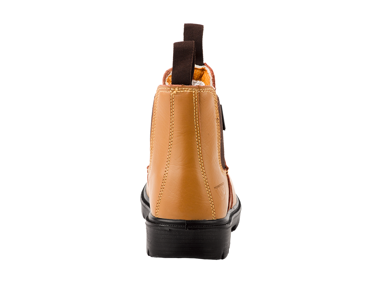 Workforce WF16-P Tan Leather Safety Dealer Boot â€“ S1P | SRC | Steel Toe