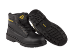 Workforce WF302-P Black Leather Safety Boot â€“ S1P | SRC | Durable & Comfortable