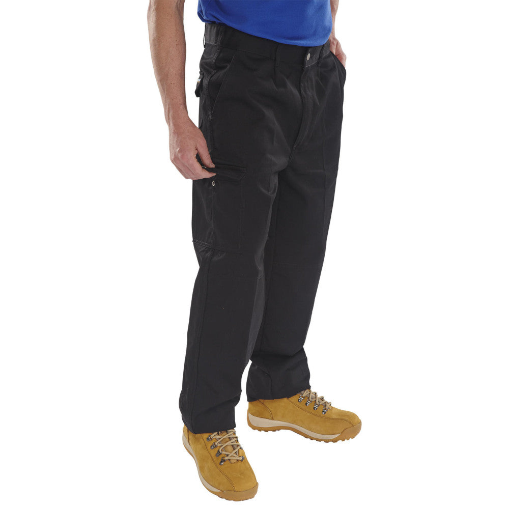 click tall knee pad trousers