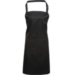 PR154 Premier Colours Bib Apron with Pocket