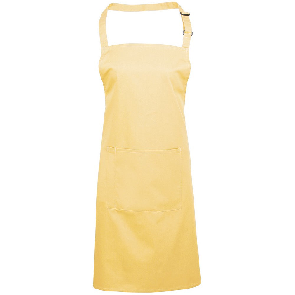 PR154 Premier Colours Bib Apron with Pocket