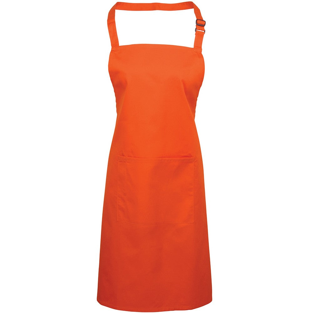PR154 Premier Colours Bib Apron with Pocket