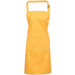 PR154 Premier Colours Bib Apron with Pocket