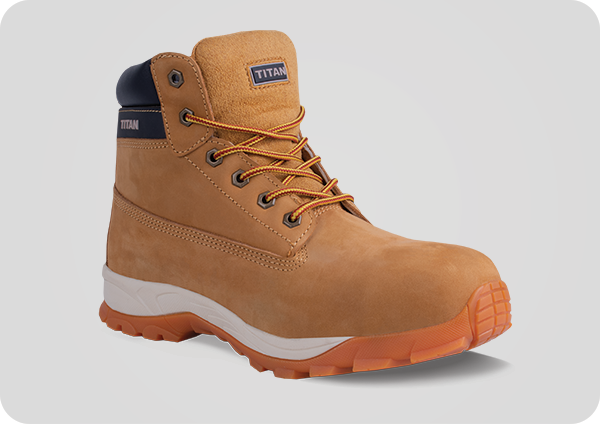 Rugged Nubuck Safety Boots | Steel Toe & 300Â° Heat-Resistant EVA/Rubber Sole Work Boots