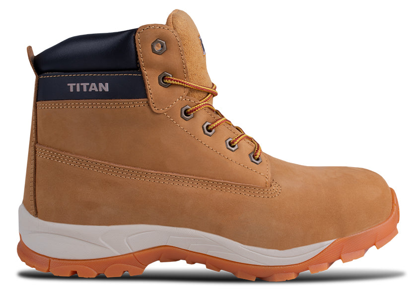 Rugged Nubuck Safety Boots | Steel Toe & 300Â° Heat-Resistant EVA/Rubber Sole Work Boots