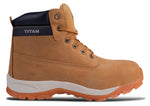 Rugged Nubuck Safety Boots | Steel Toe & 300Â° Heat-Resistant EVA/Rubber Sole Work Boots