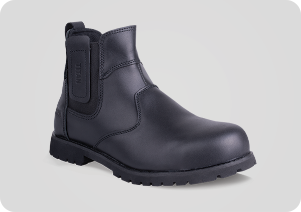 Metal-Free Slip-On Safety Shoes | Scanner Safe, Full Grain Leather & Ultra Comfort