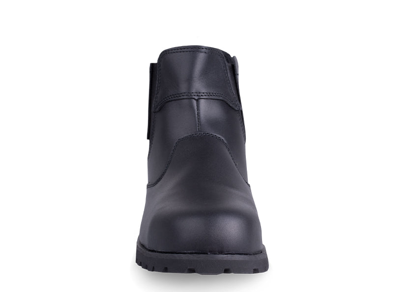 Metal-Free Slip-On Safety Shoes | Scanner Safe, Full Grain Leather & Ultra Comfort