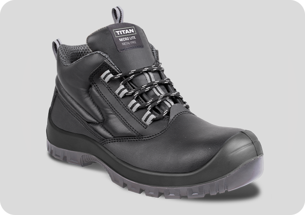 Titan Micro Lite â€“ Lightweight Metal-Free Safety Shoe with PU Sole