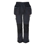 Unbreakable Harrier Extreme Black Work Trousers with Twin Holster Tool Pockets