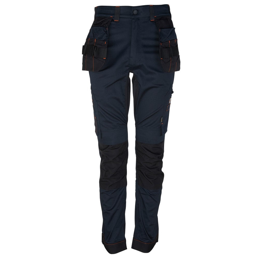 Unbreakable Reflex Pro Stretch Holster navy Work Trousers with Elastic Waist