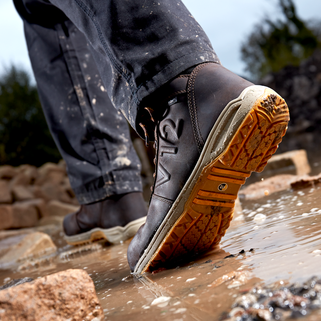 V12 Footwear V2130 Lynx Brown Waterproof Safety Boot S3