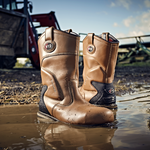 V12 Footwear V1250 Tomahawk Leather Waterproof Safety Rigger S3