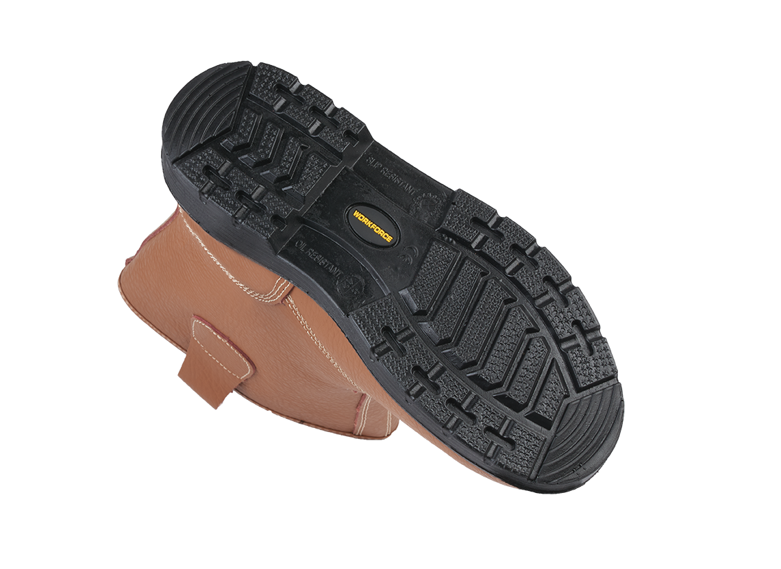Workforce WF26-P Tan Leather Safety Rigger Boot â€“ S1P | SRC | Steel Toe