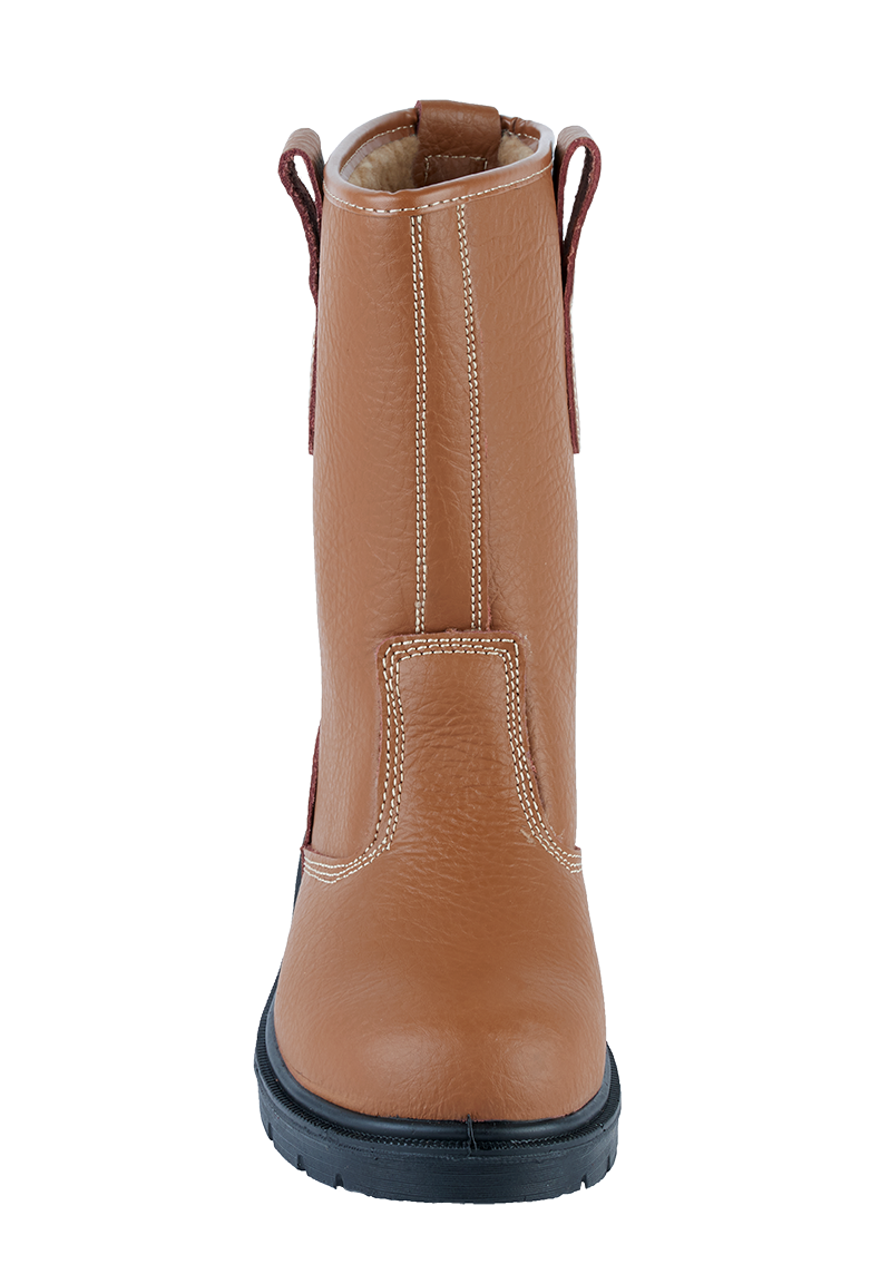 Workforce WF26-P Tan Leather Safety Rigger Boot â€“ S1P | SRC | Steel Toe