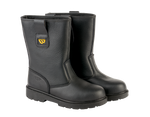 Workforce WF27-P Black Leather Safety Rigger Boot â€“ S1P | SRC | Steel Toe