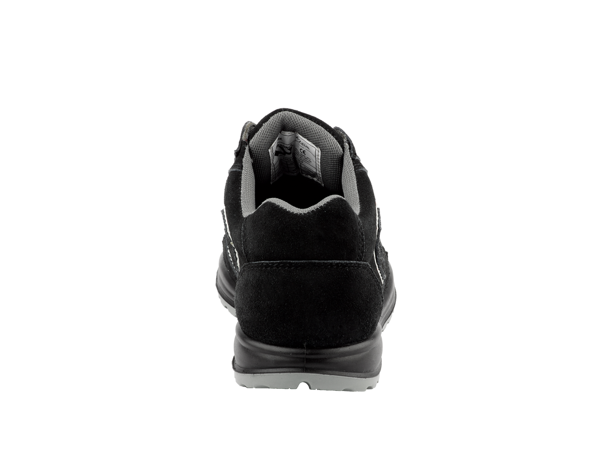 Workforce WF31-P Black Suede Safety Trainer â€“ SBP | SRC | Steel Midsole