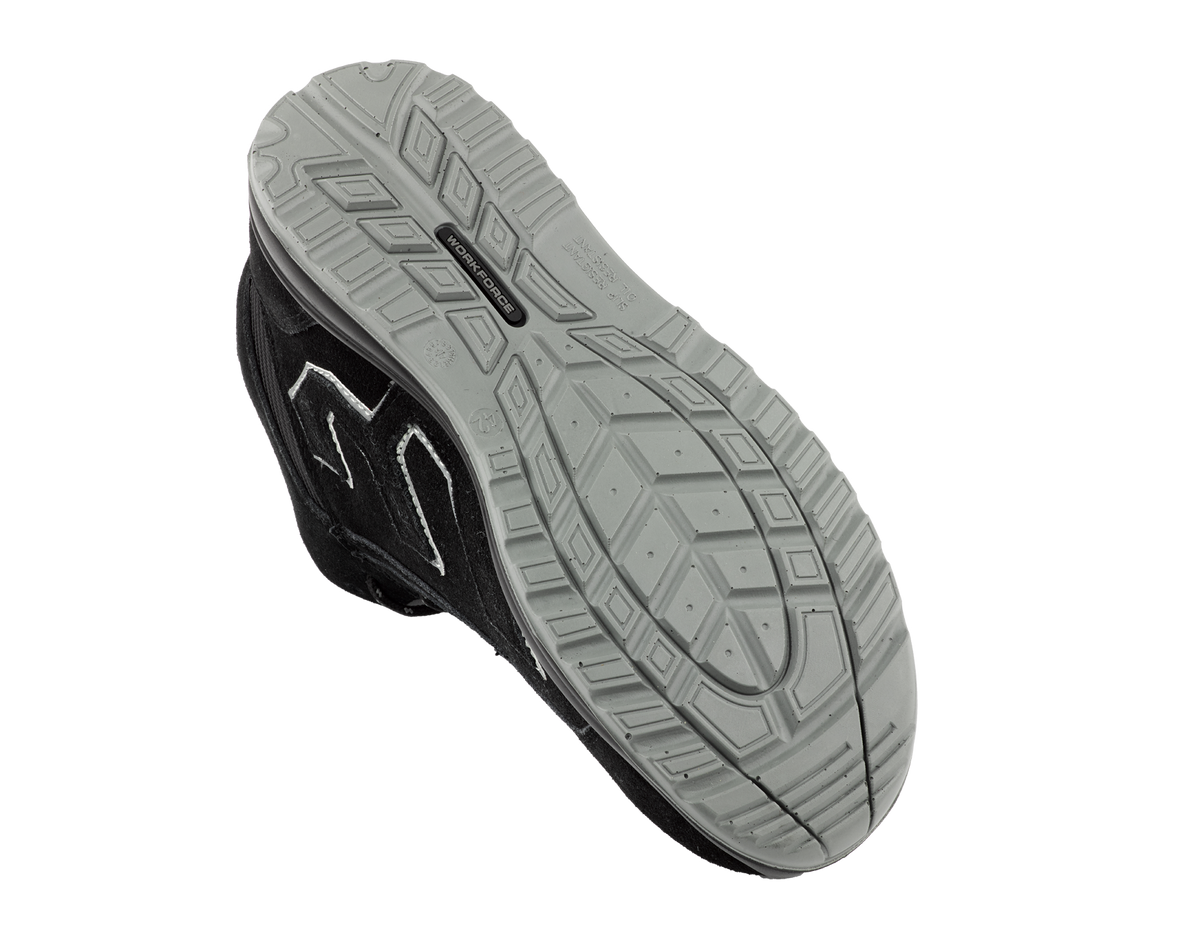 Workforce WF33-P Black Suede Safety Boot â€“ SBP | SRC | Steel Midsole