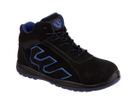 Workforce WF34-P Black Suede Safety Boot â€“ SBP | SRC | Steel Midsole