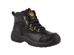 Workforce WF41-P Black Leather Safety Hiker Boot â€“ S1P | SRC | Durable & Comfortable