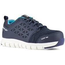 Reebok Excel Light Ocean Navy Ladies S1P Work Shoes â€“ Ultimate Lightness & Flexibility