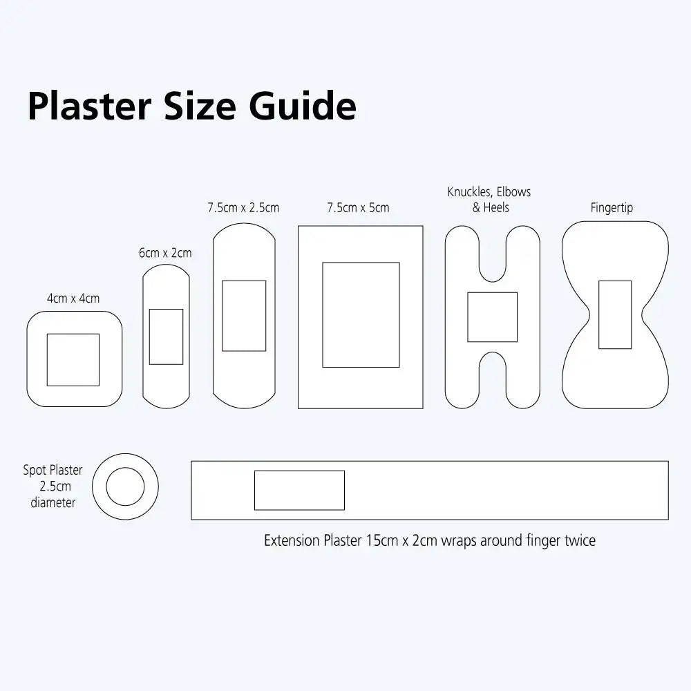 Sterochef Blue Detectable Plasters by Steroplast