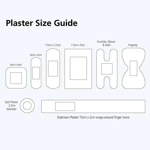 finger plasters that don't fall off
