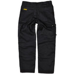 Pro Tradesman Black Knee Pad Holster Trousers - Durable Workwear with Cordura Pockets