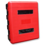 Double Fire Extinguisher Cabinet â€“ Weatherproof, Wall-Mounted, Impact-Resistant